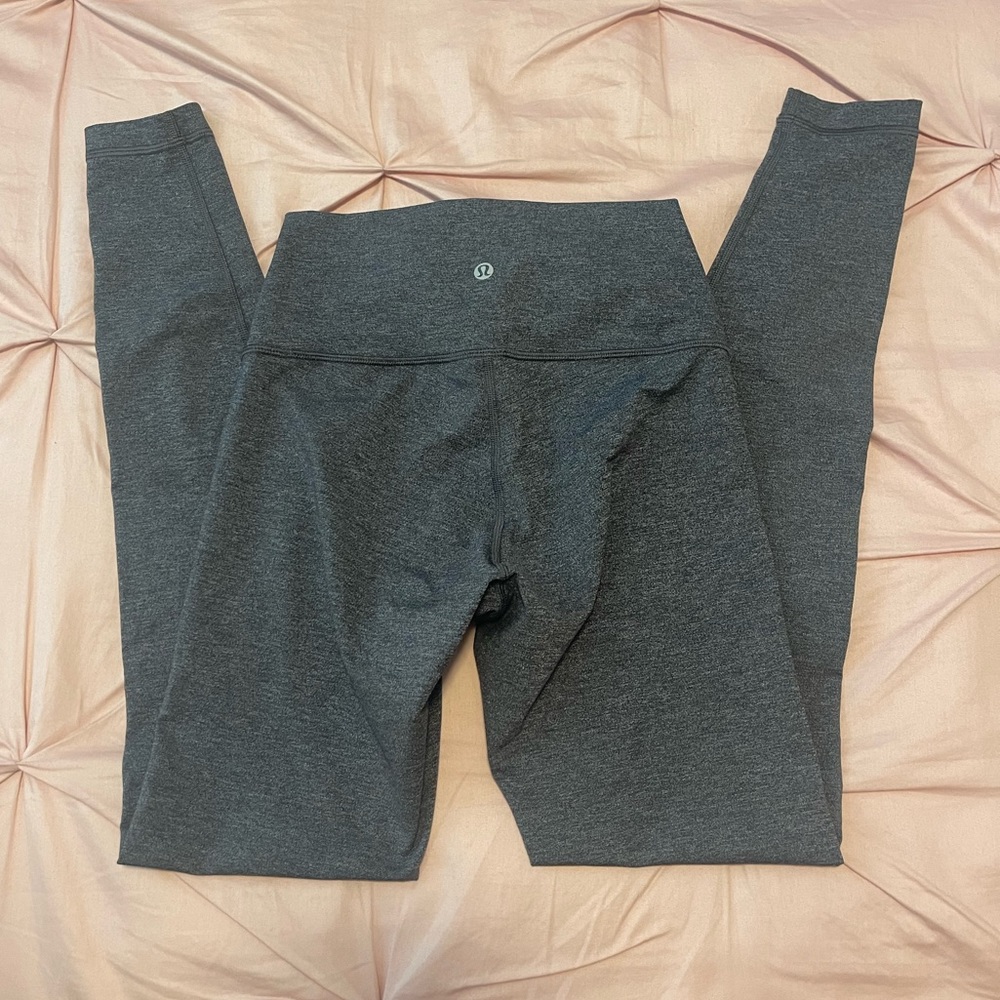 Gray Lululemon Leggings, Size 6